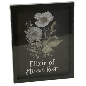 Nu Elixir of Eternal Rest witchy core Halloween decor picture frame